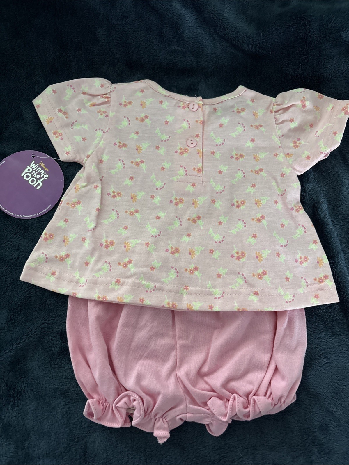 Disney 3-6 M Girl Winnie The Pooh Top & Shorts Outfit – NWT