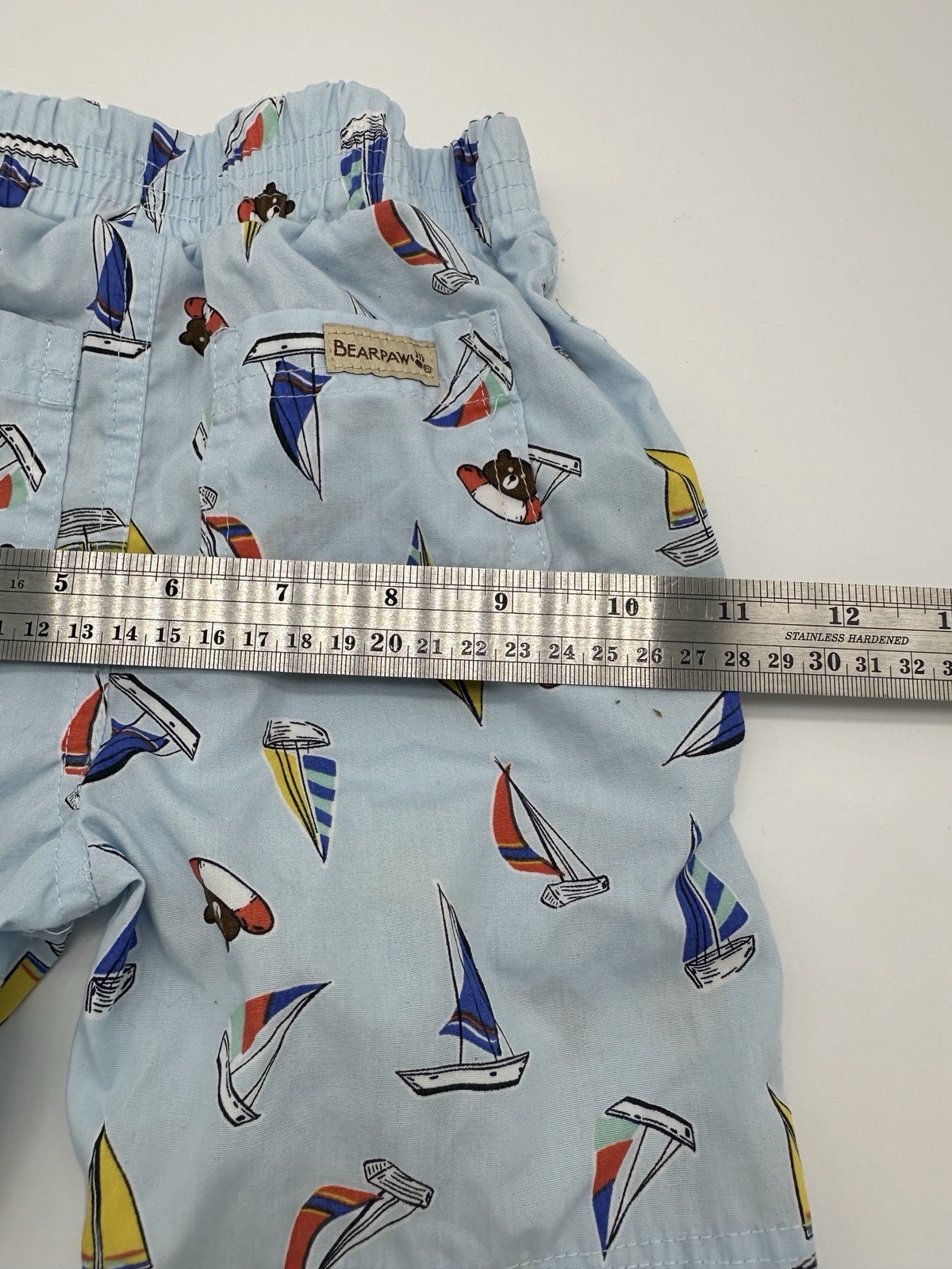 Bearpaw Romper 2 Piece Shirt Pants 12 months Boys Lightweight Sailing Fishing