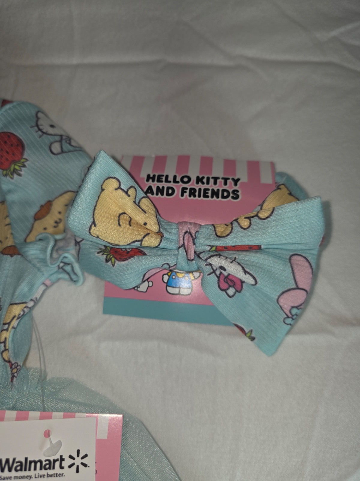 Baby girl clothes Dress 24 months Hello Kitty Mint Strwberry new with tag.