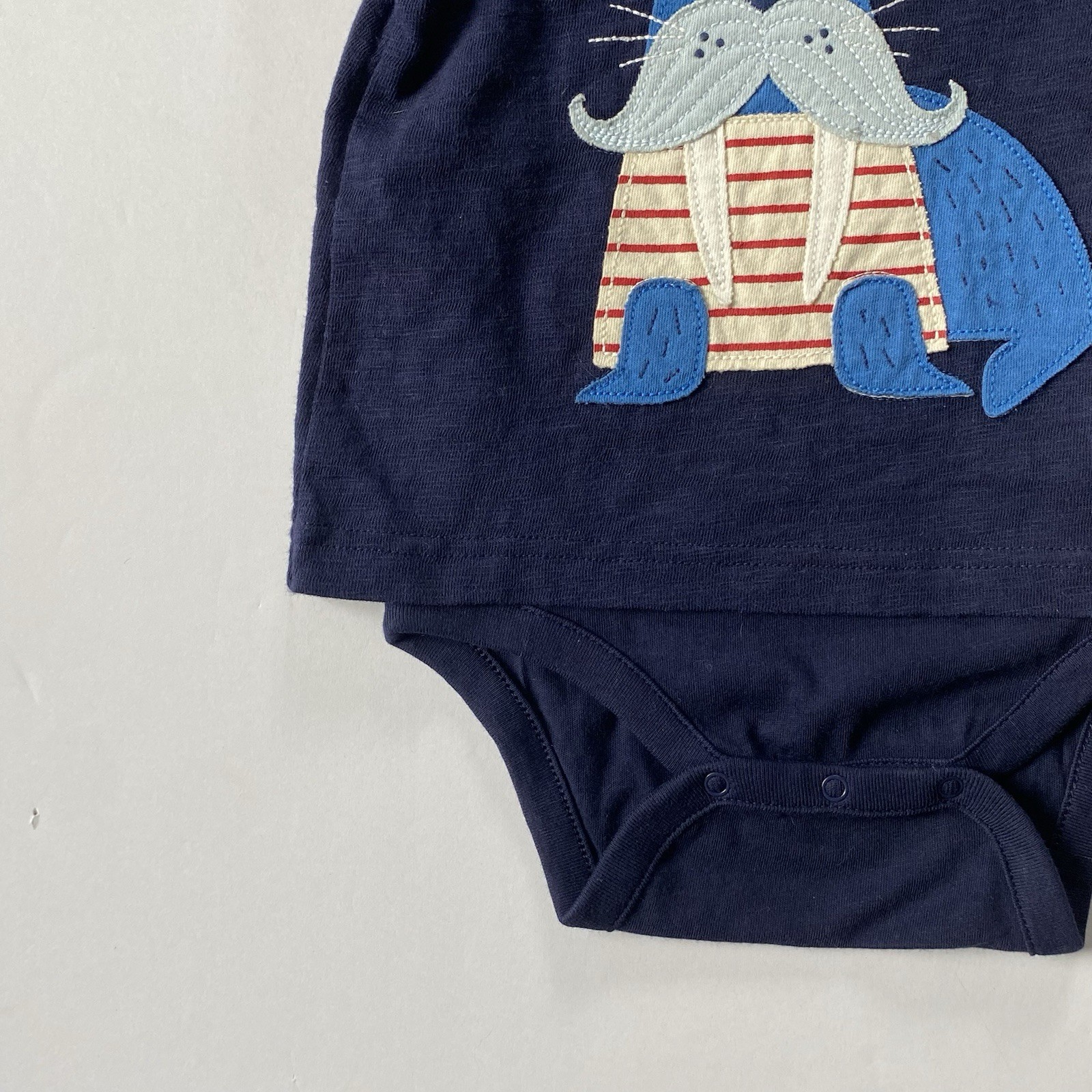 GAP Outfit Size 12 18 Months Walrus NWT New Baby Blue Appliqué Beach Nautical