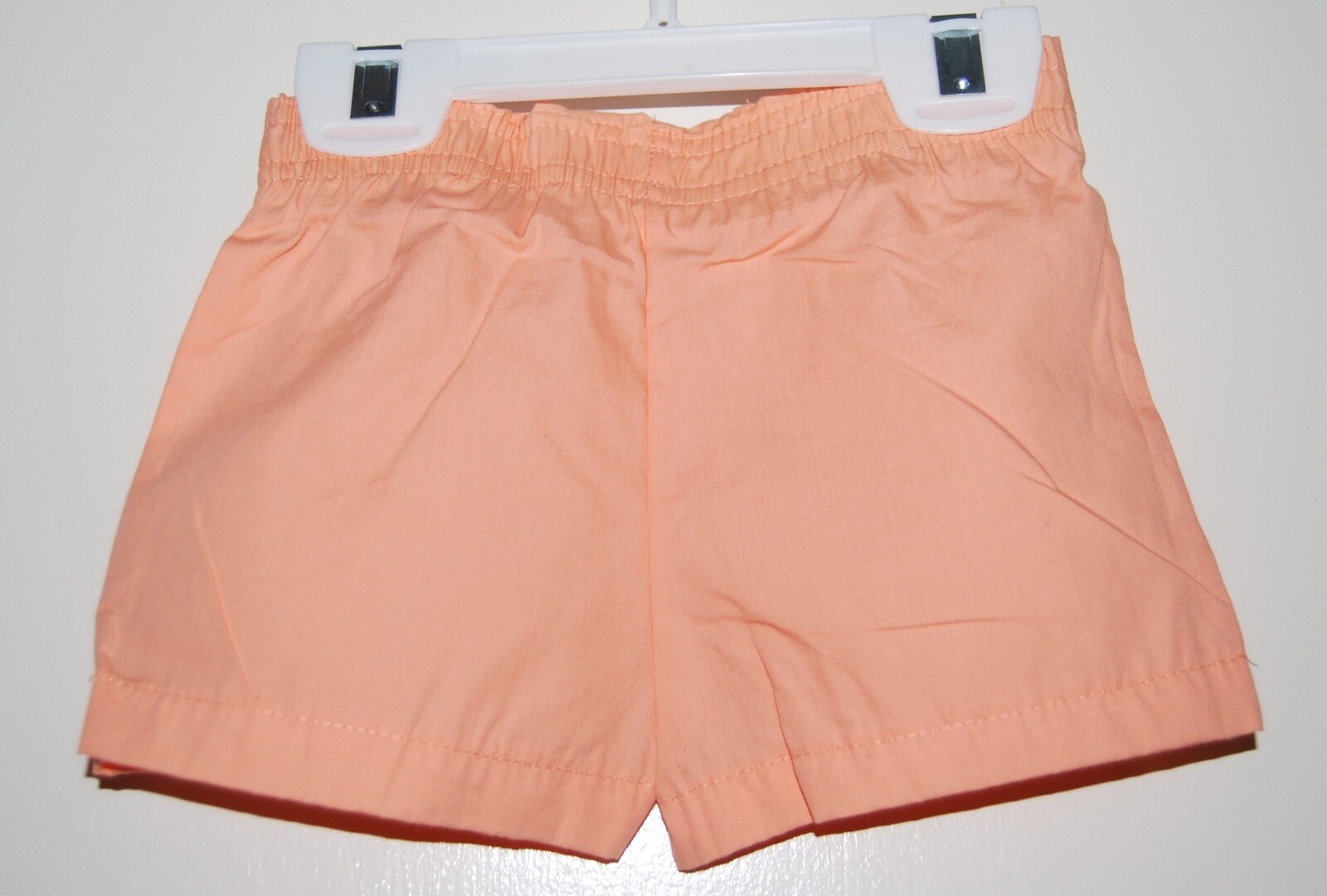 NWT ABS Kids Infant Girls Ivory Floral SS Top & Peach Orange Short Set 12M