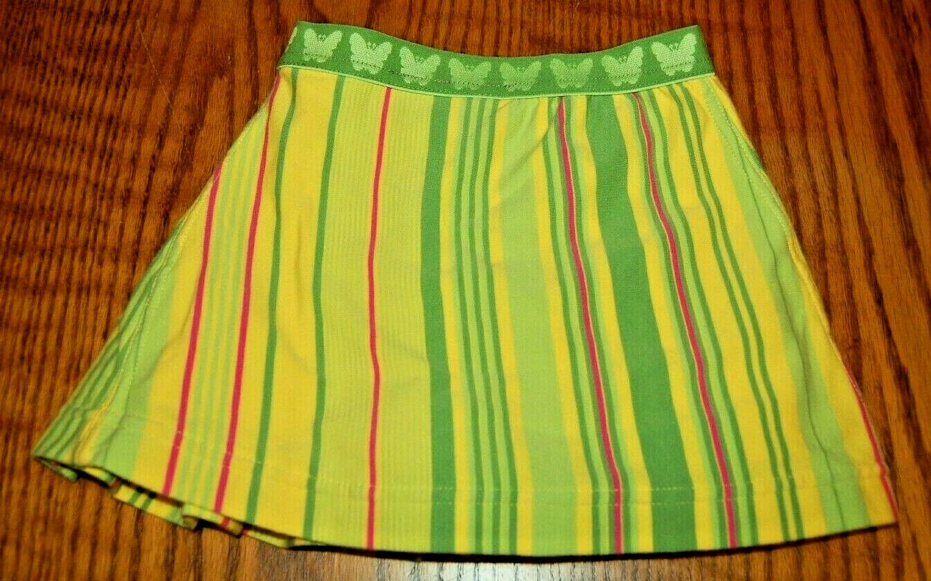 2 PC SET 24M GIRLS SKORT YELLOW GREEN STRIPE w YELLOW HALTER NWT CHILDRENS PLACE