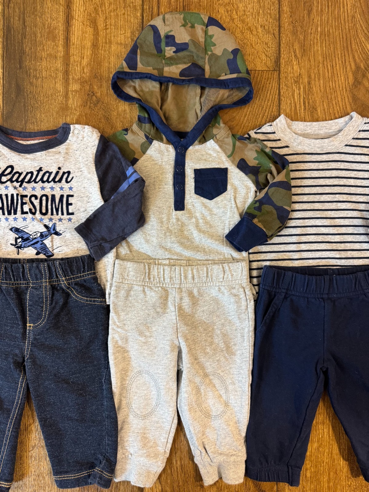 Carters Baby Boy Clothes Outfits 6 Months Pants Jeans Shirts Bodysuit Jacket Lot