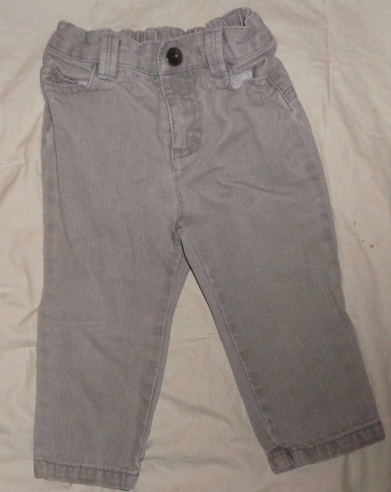 Greendog Blue Green White Polo Shirt 2T Utility Gray Jeans 18-24 months *W24