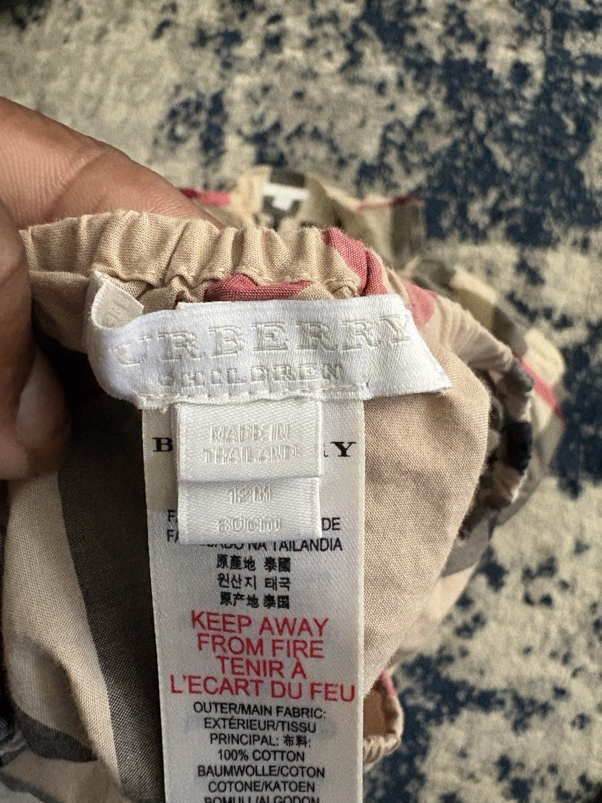 Burberry Girls 2t sun dress Beige