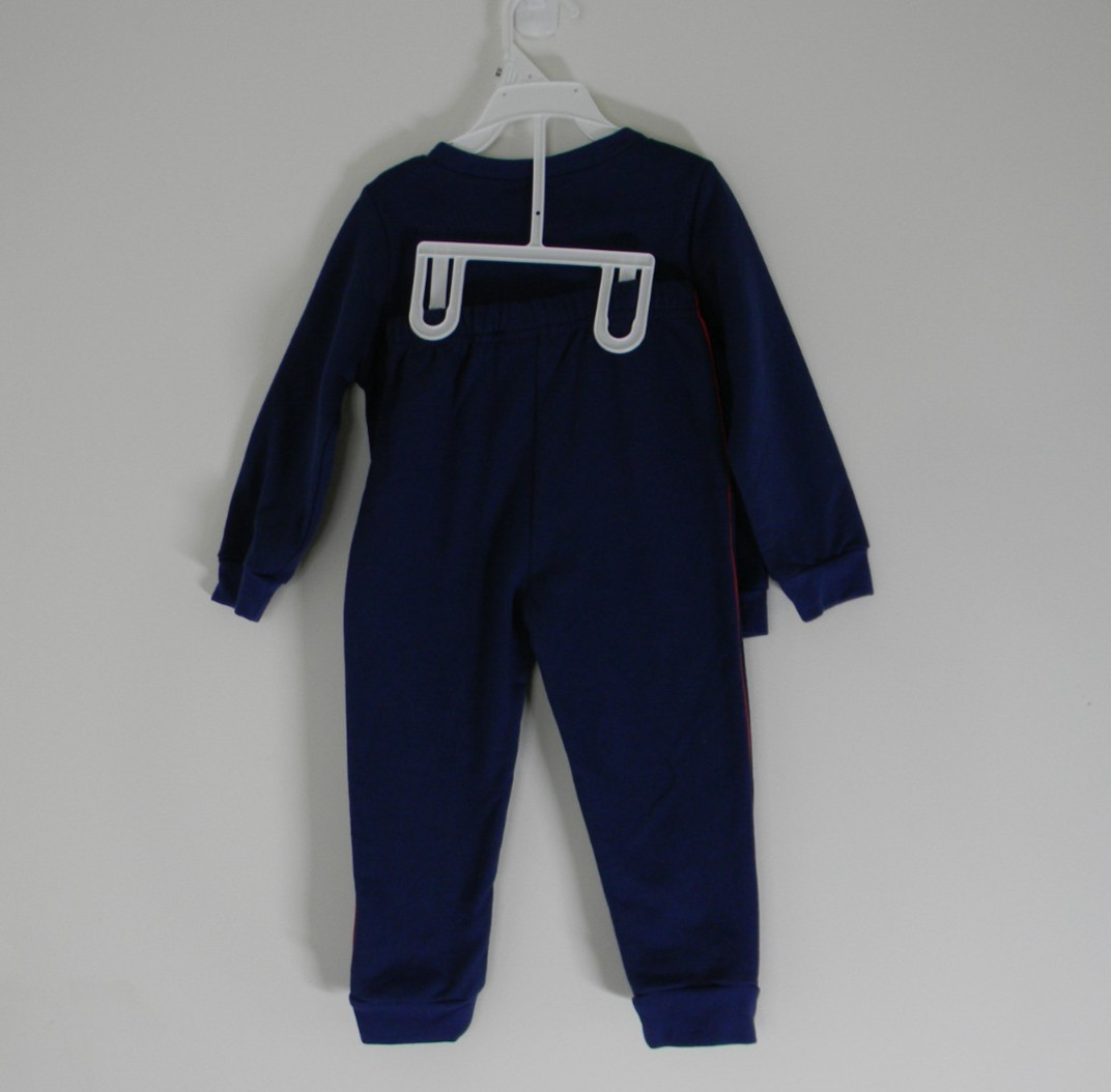 Magical Kids Blue Christmas Sweatsuit Bear Outfit Size 24 months NWOT