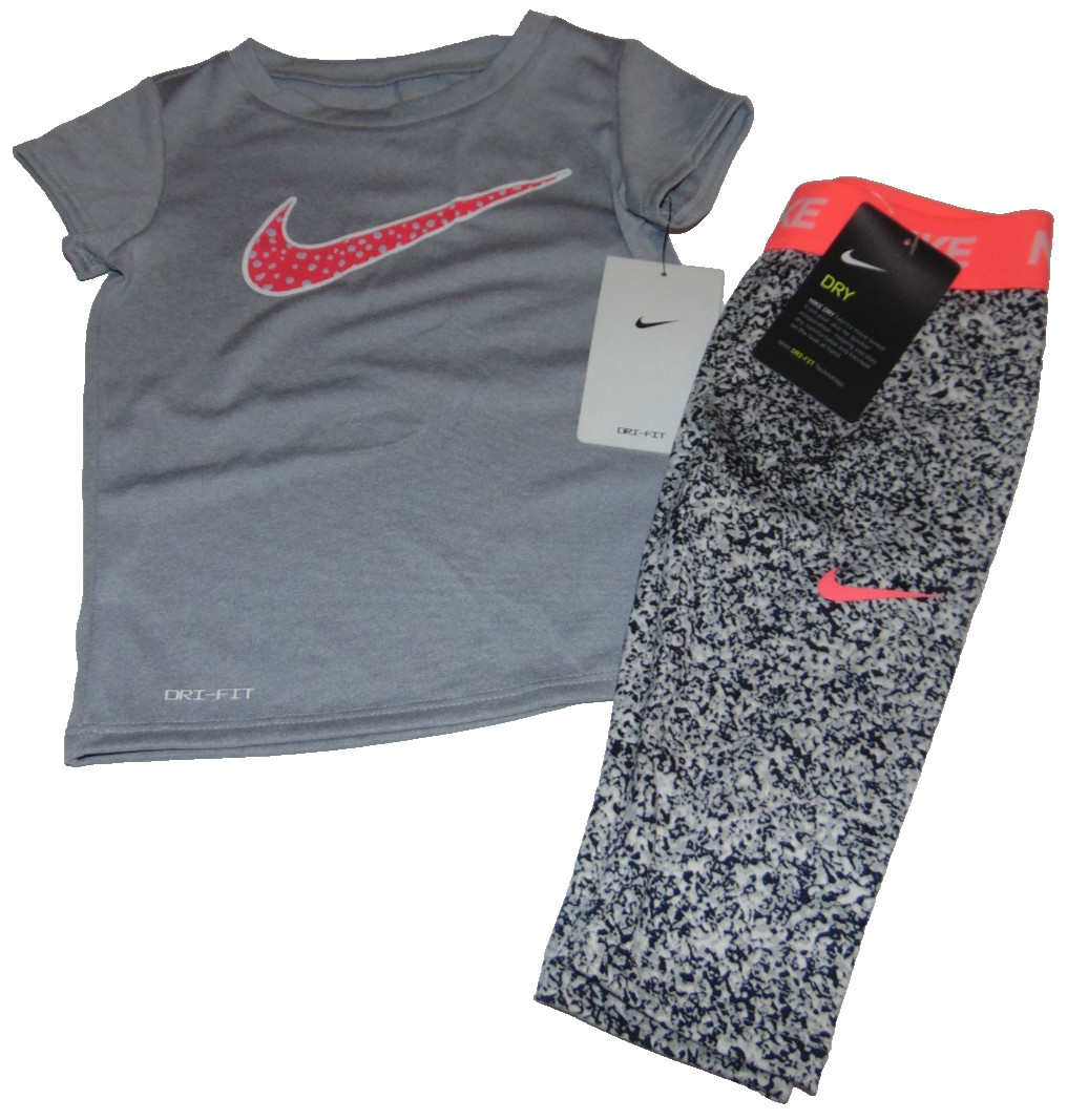 ~NWT Girls NIKE Dri-Fit Outfit! Size 4/4T Super Cute FS:)~