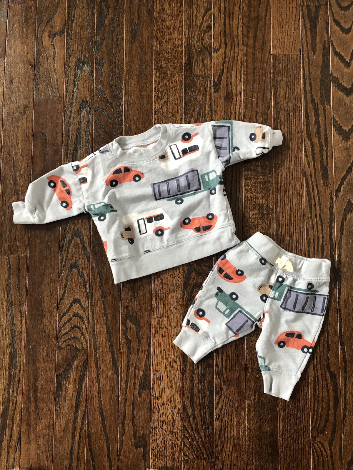 NWOT* Carter’s Just One You Boys 3M 2-Piece Trucks Sweatshirt & Jogger Pants Set