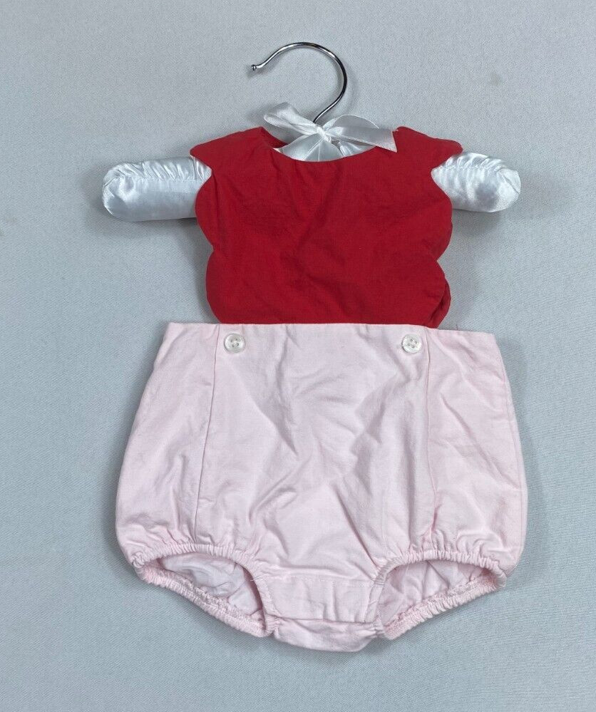 Baby Girl’s Edgehill Collection Red Holiday Christmas Outfit