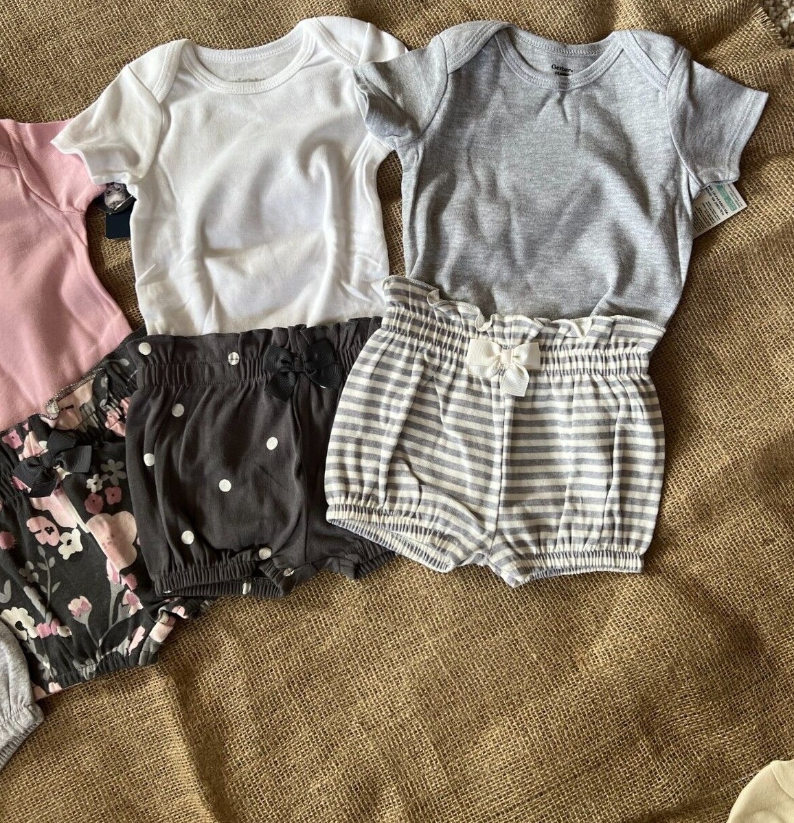 Gerber baby Onesie with matching shorts Baby shower gift birthday gift baby