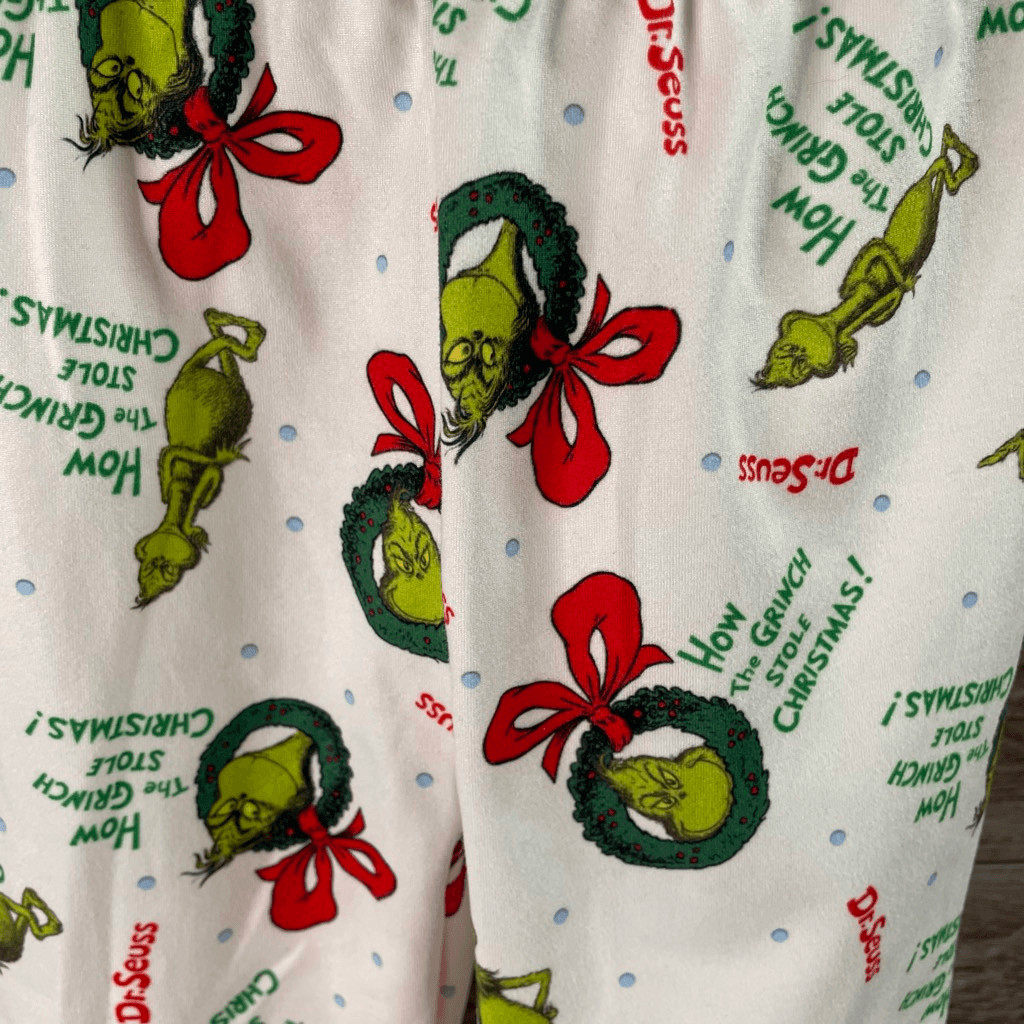 Infant Girls Dr. Seuss The Grinch” Christmas 2-Piece Outfit Size 36M
