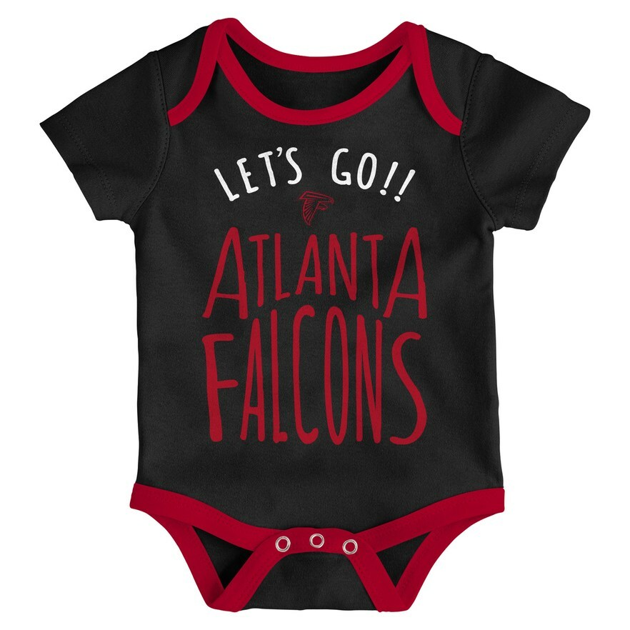 Infant Newborn Baby Boy’s NFL Atlanta Falcons Bodysuit Creeper Outfit 24 MONTHS