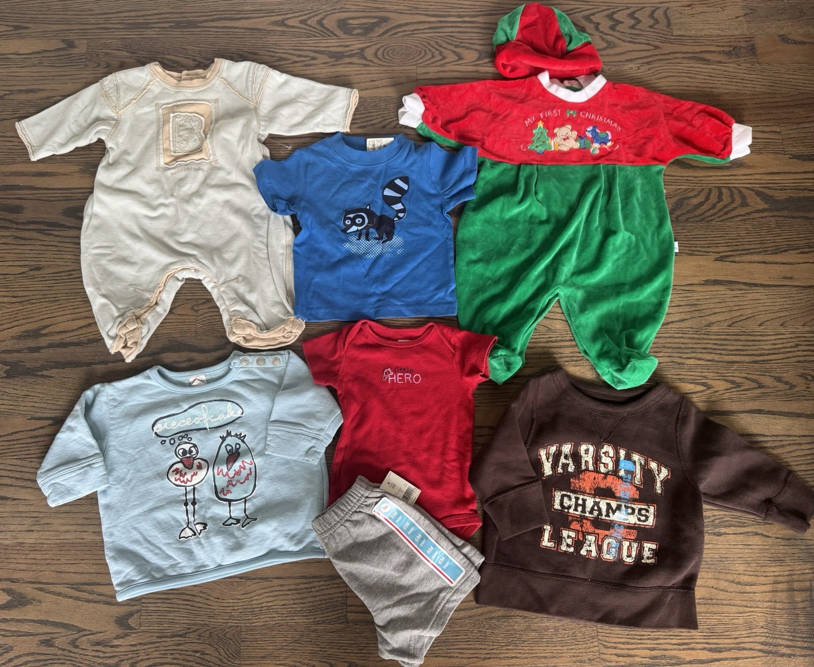 Infant Boys 6 months & 6-9 Months Bundle Lot Of 7