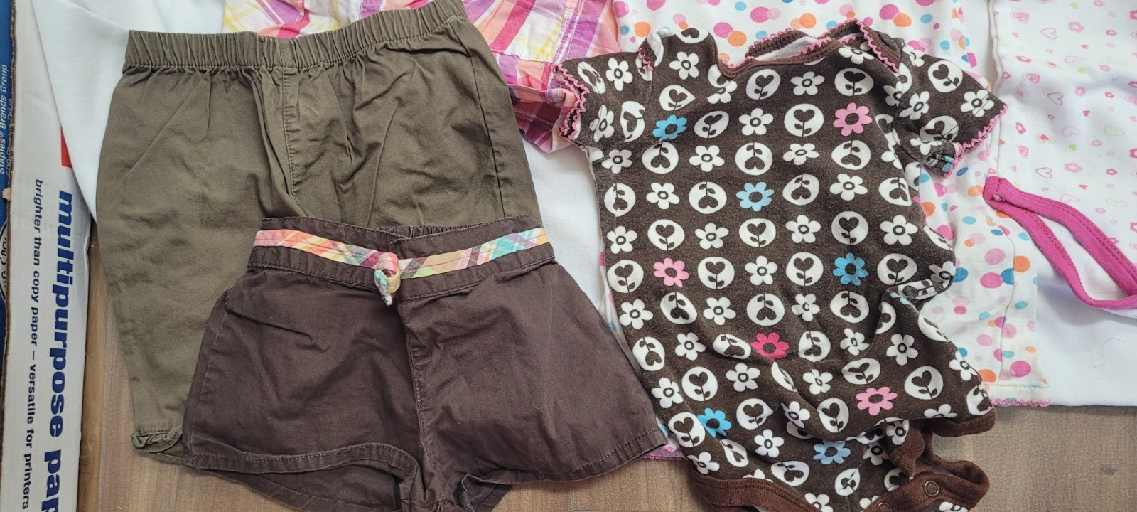 20 Pieces Mixed Lot of 6-9 month old Girls Clothes Bathing Suit Dresses Pajama