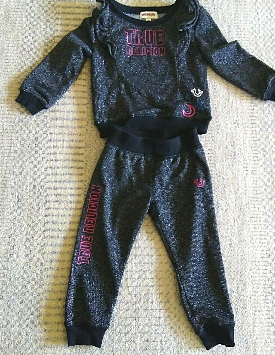 True Religions baby Girls 2Piece Set Size 24