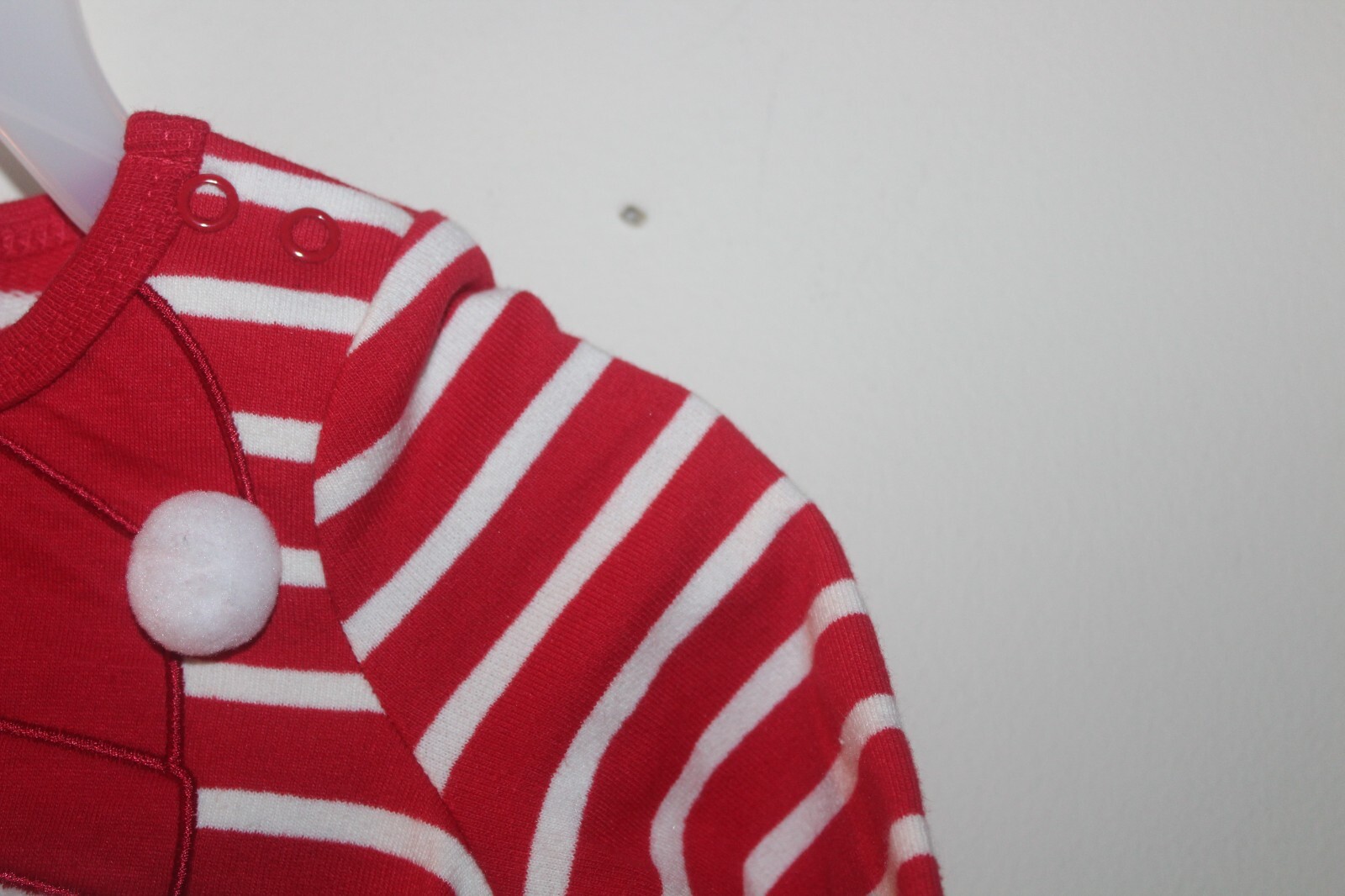 Holiday Time Infant Romper with Santa Claus Hat NWT