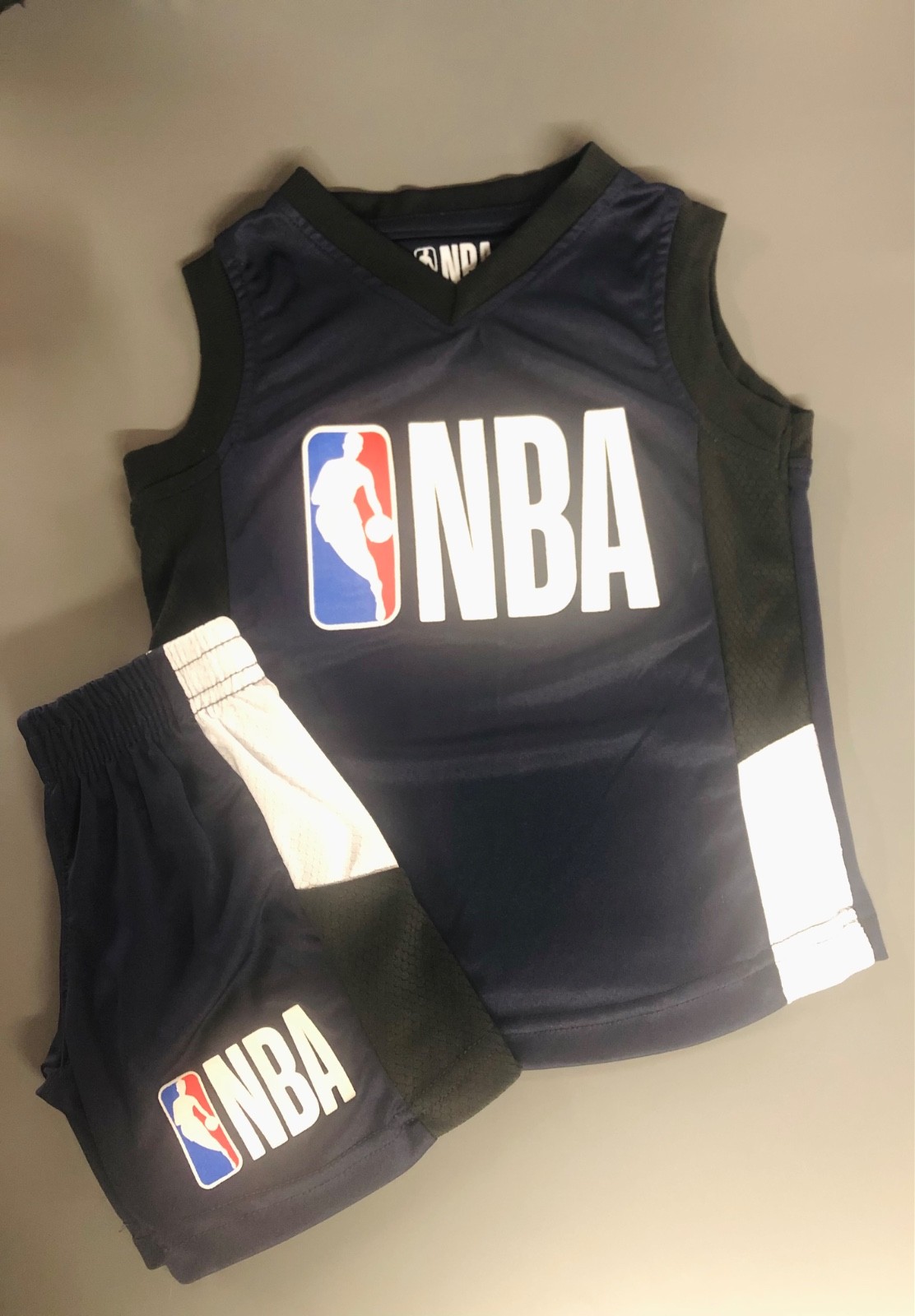 NBA Boys 2 piece outfit, Size 2T, Navy Blue, Summer, Basketball