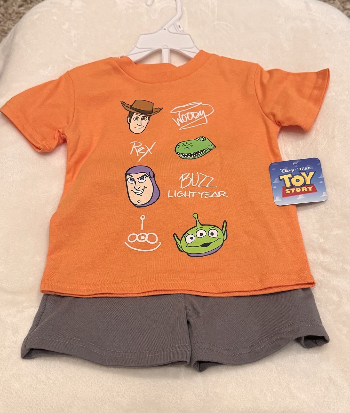 Disney Pixar Toy Story 5 Stars- Toddler/Infant 2 Piece Shorts Set