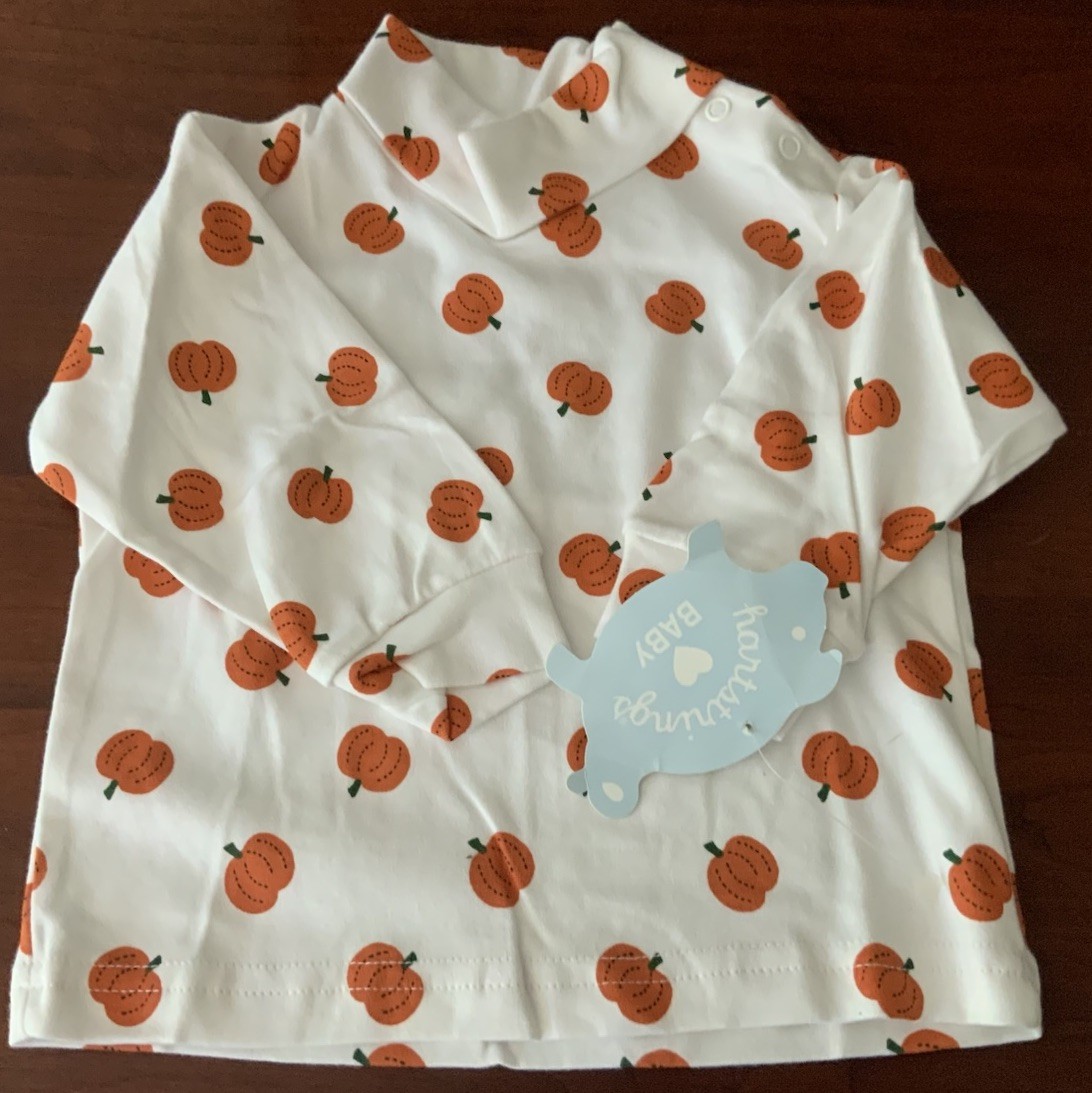 Hartstrings Green Corduroy OVERALLS Fall Pumpkin Shirt SIZE 12 Mos NWT