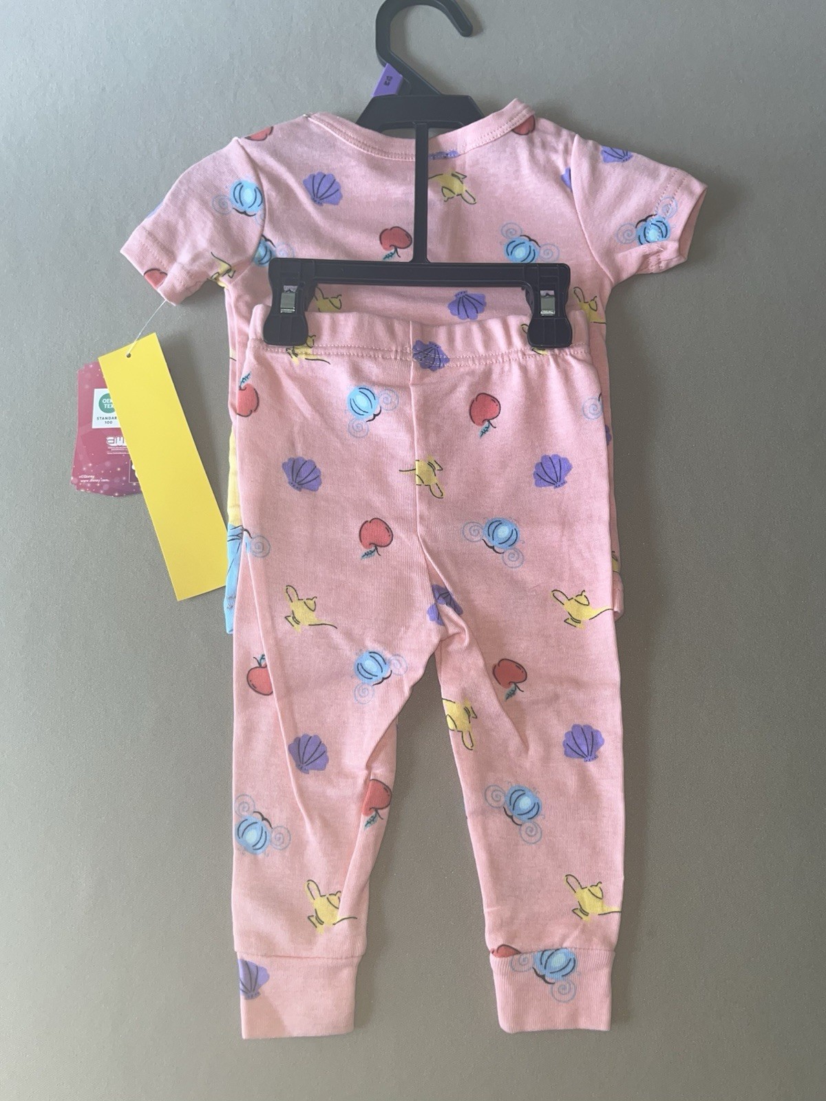 Disney Princess Baby Girls 12 Months Pajama Set (Top & Bottoms) New With Tags!