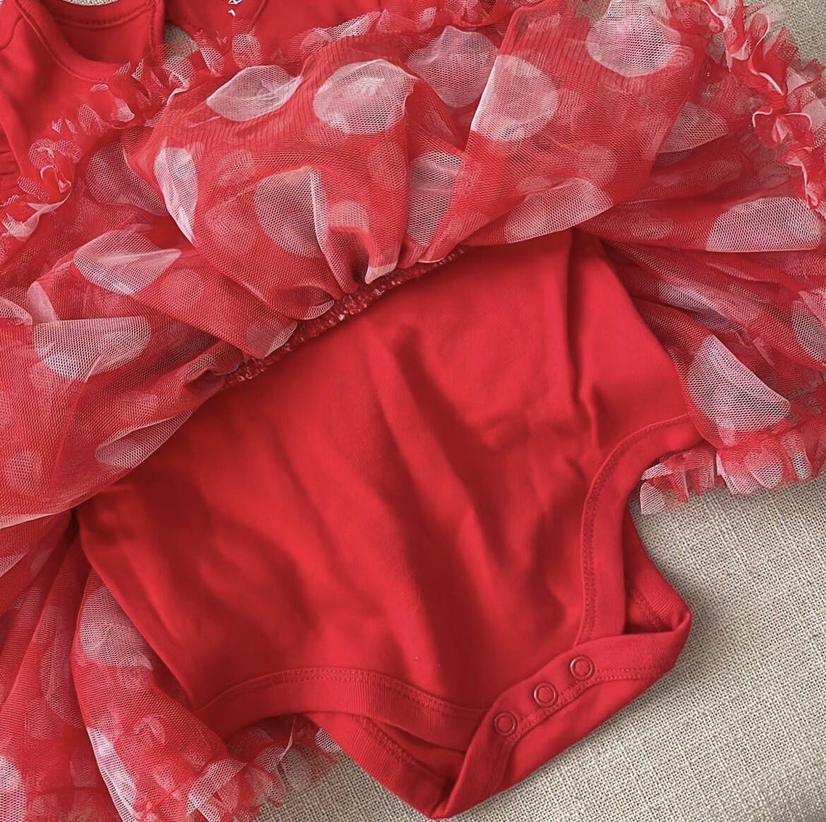 Disney Baby Minnie Mouse Toddler Girl 2 Pc Polkadot Dress & Minnie Bow Headband
