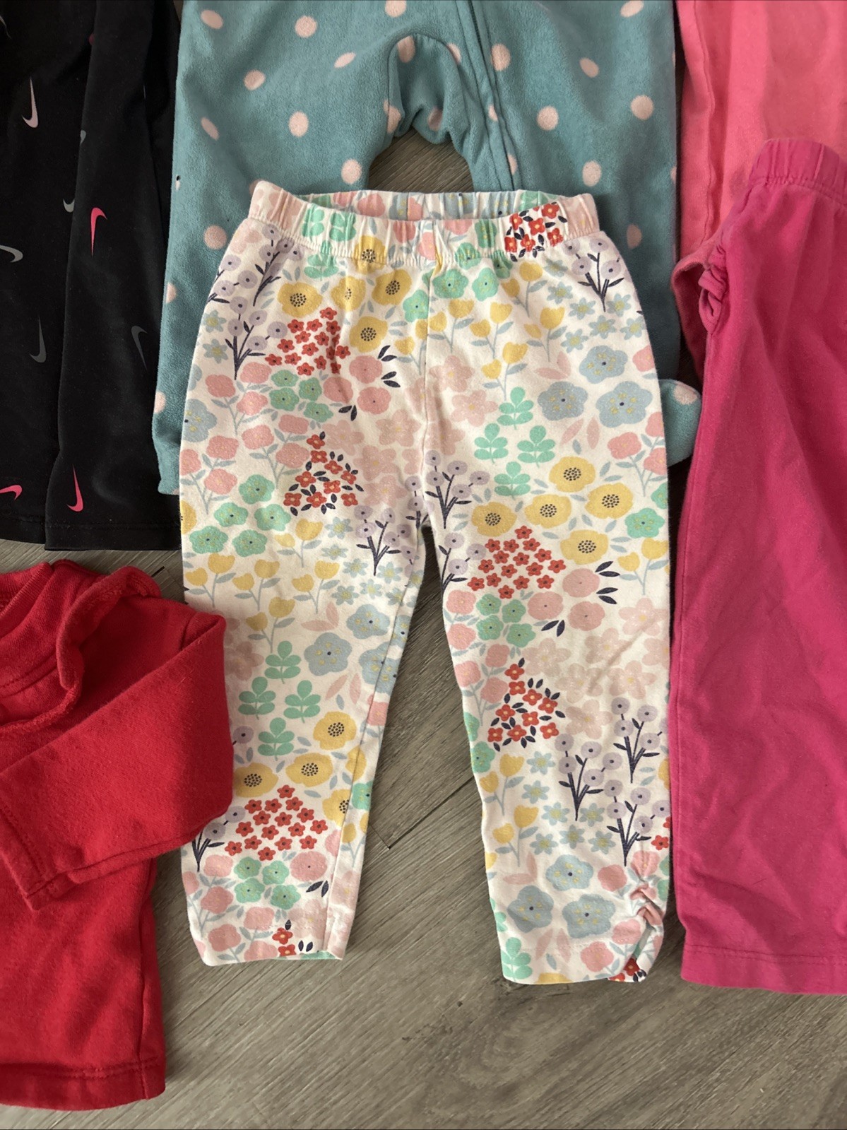 9 Month Baby Girl Clothing Lot, 9 Items, Carter’s, Nike, Bundles, Dress, Pants