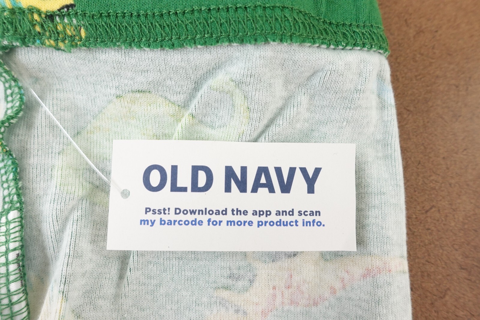 Old Navy Baby Boy 12-18 Months Green Dino Pajamas Sweatpants & Tee 4 Pieces NWT