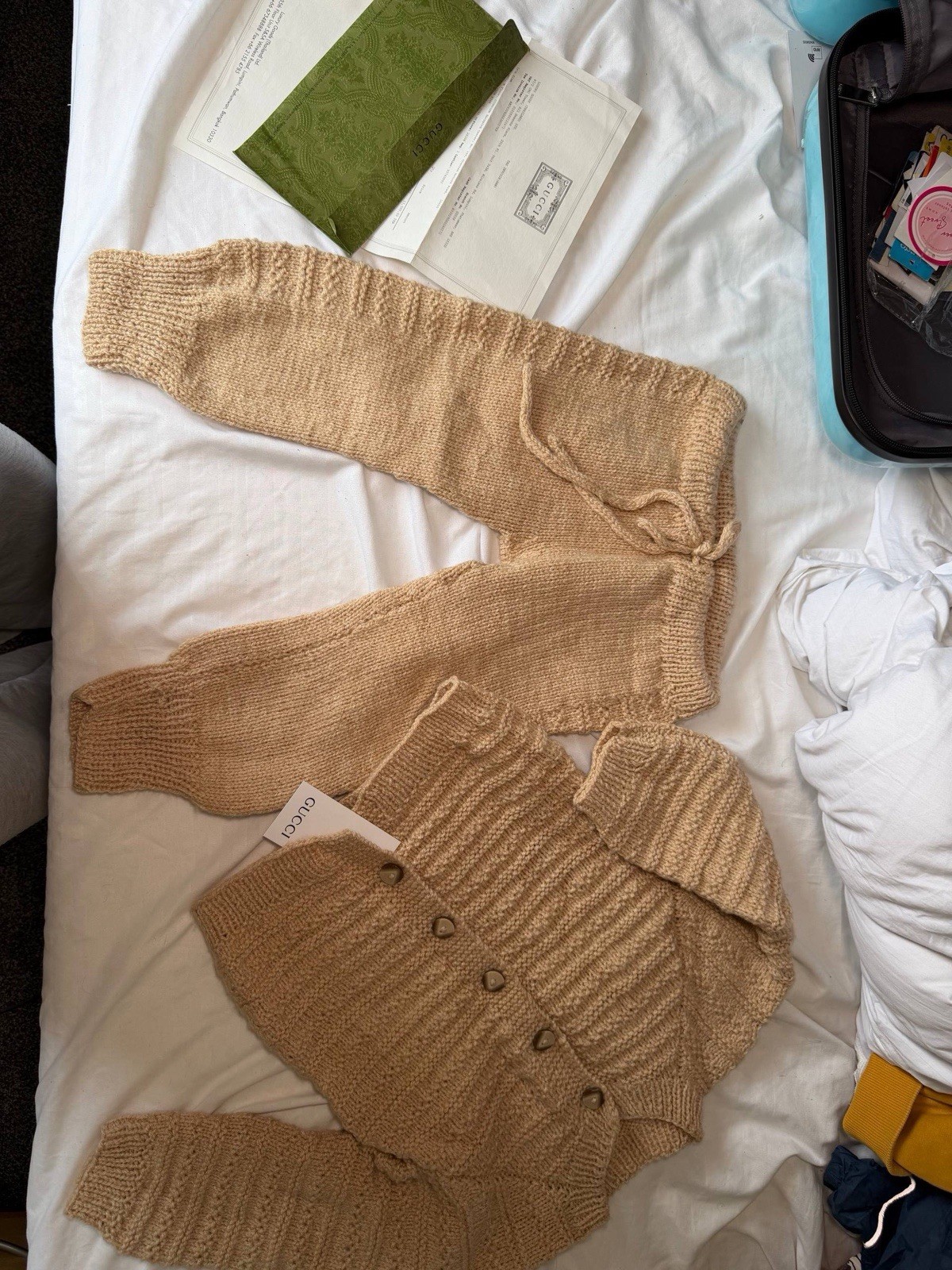 Gucci Knitted Co Ord Set Tracksuit 9-12 Months Brand New