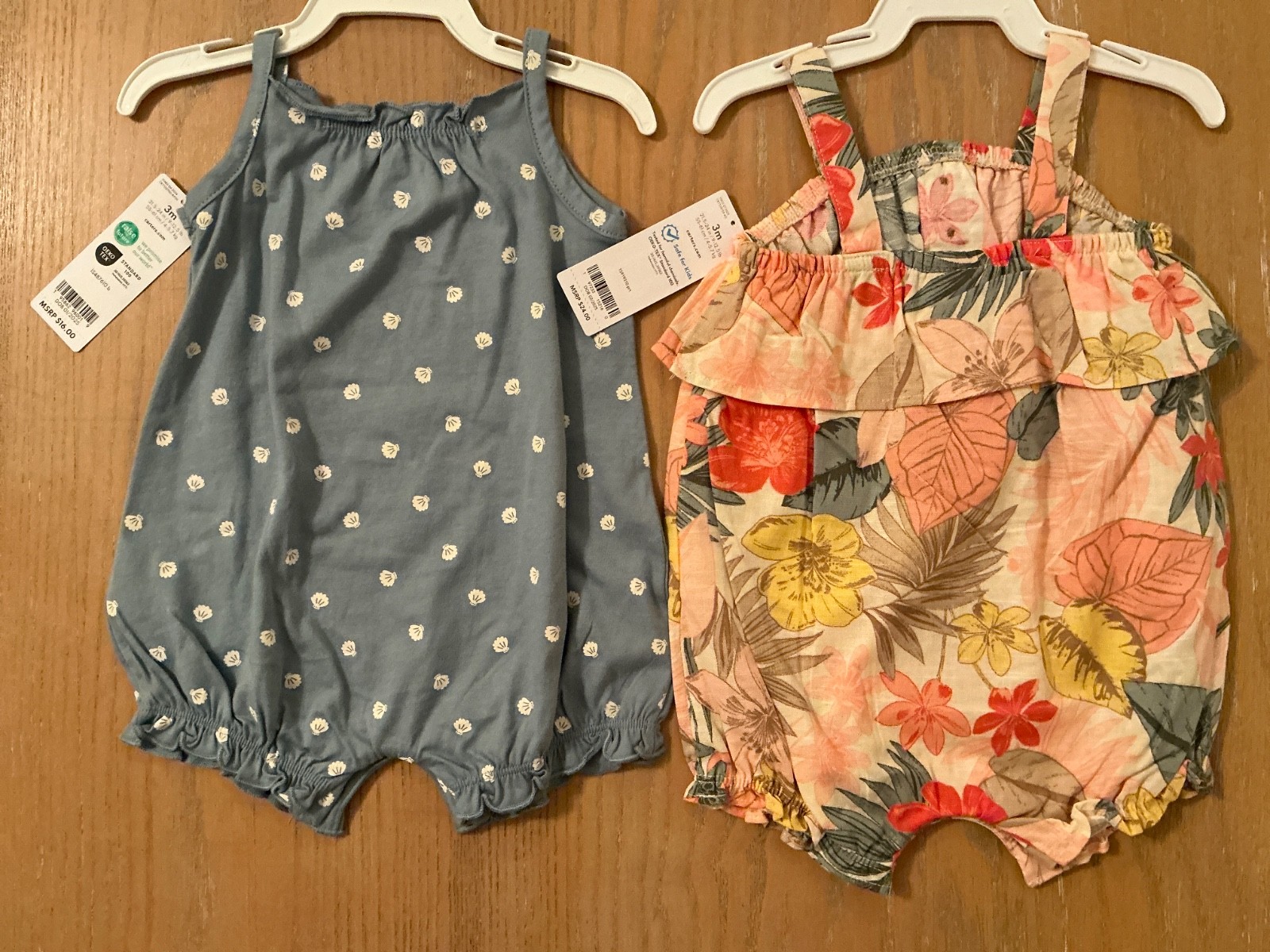 New! Carter’s Infant Girl Spring & Summer Clothing Lot of 9 Size 3 Months