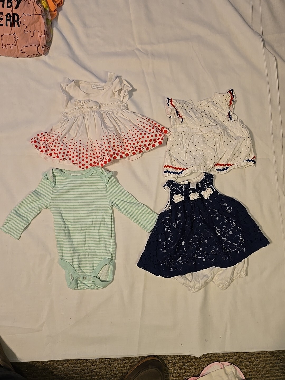 Girls Lot 3-6 Months 25 Piece. Carter’s & Others Baby