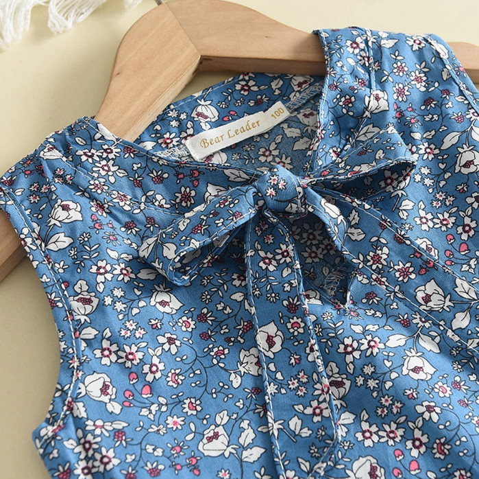 Toddler Kids Baby Girl Floral Blouse T-shirt Pants Summer 2PCS Suit Infant