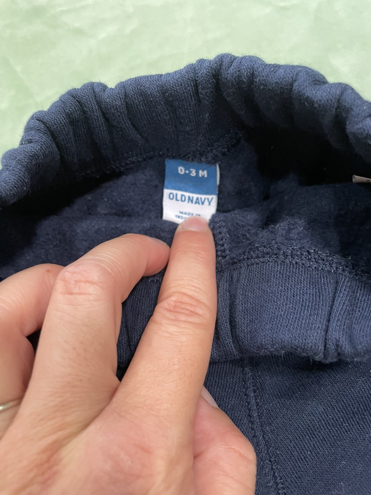 Old Navy Dark Blue Baby Sweat Set: Zip Hoodie & Pants Size 0-3 Months