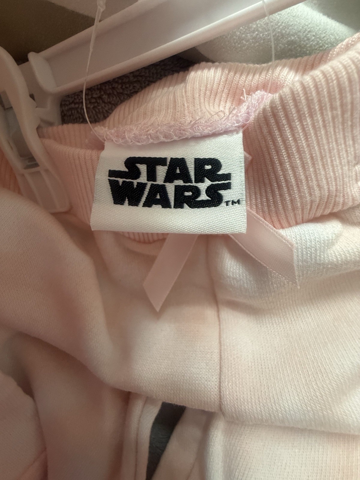 Star Wars Baby Yoda “Cutest in the Galaxy” Pink Hoodie & Pants Set Size 24 mos