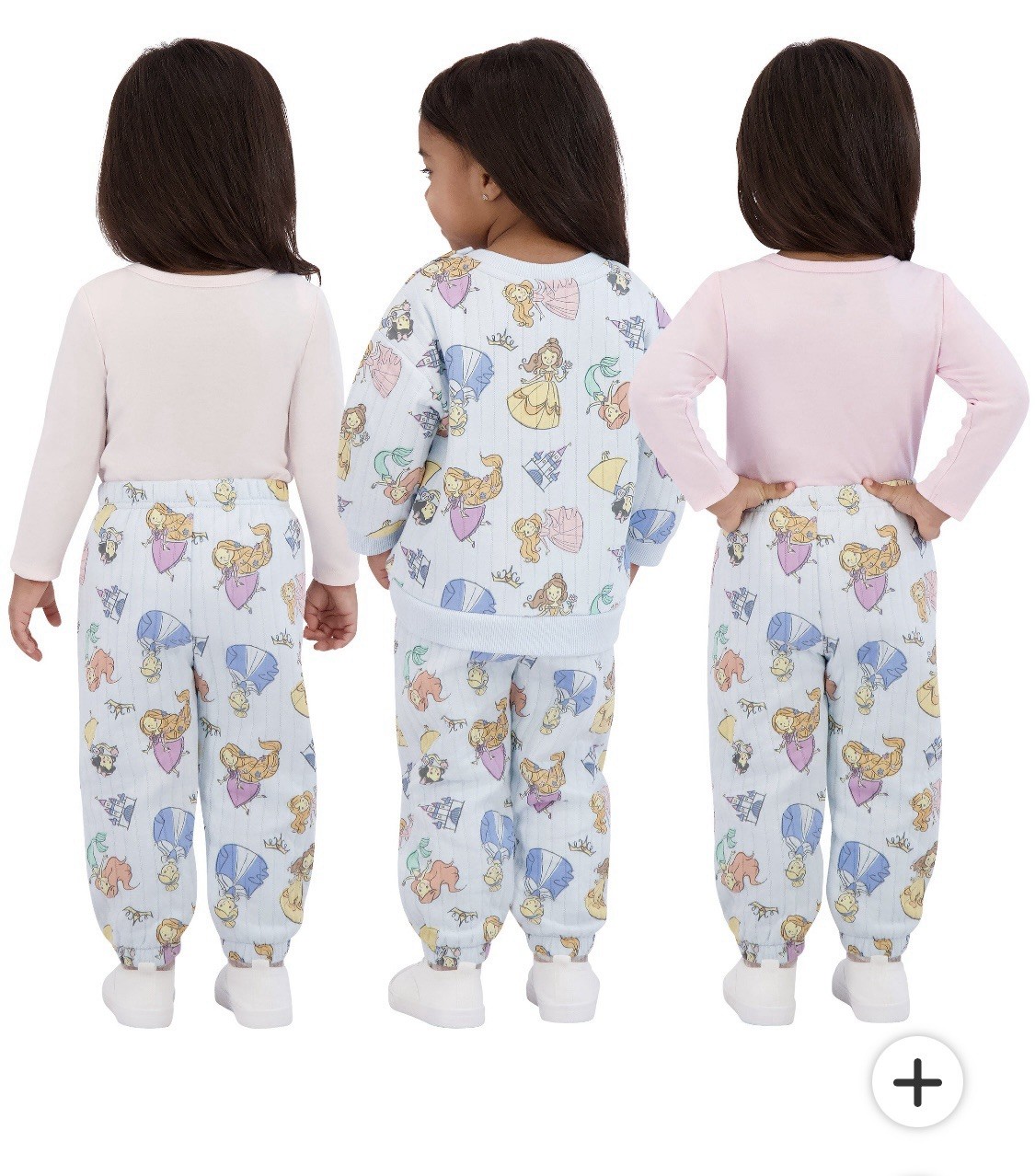 Character Princess Baby Girl 4-piece Ribbed Set 3 Months