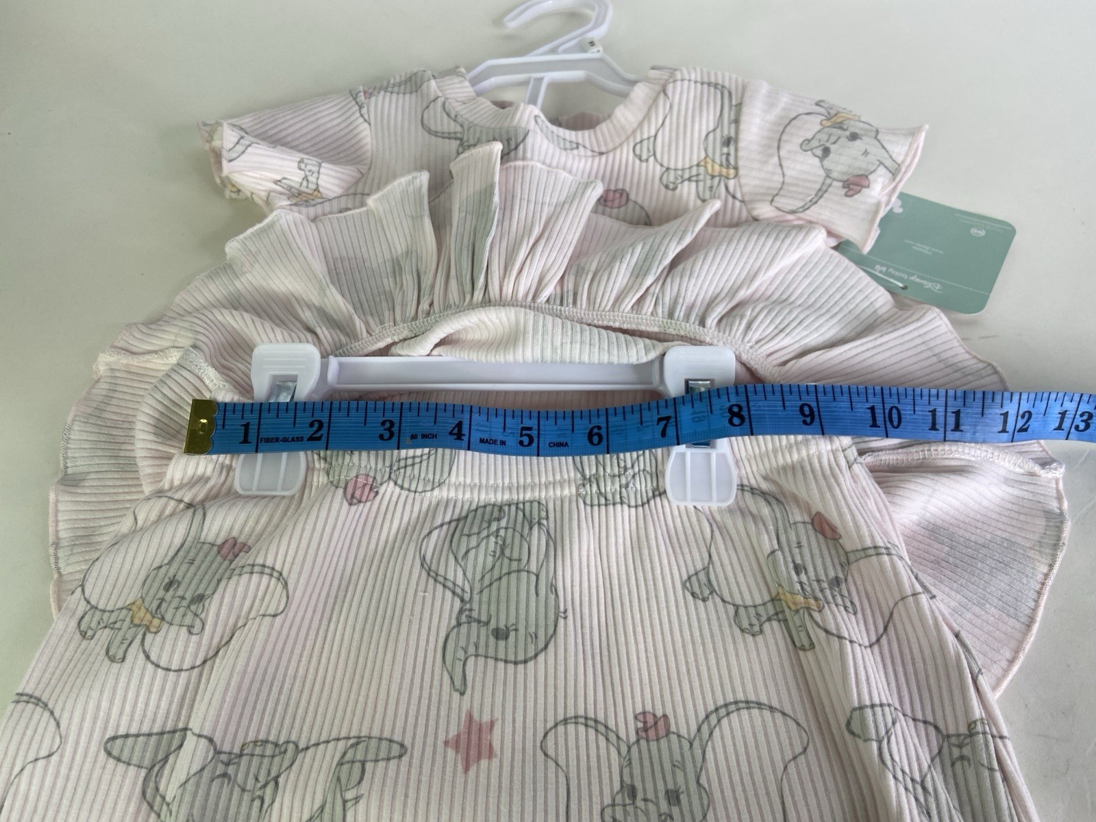 Disney Baby Dumbo Pink Flutter Shirt Top Shorts Outfit Set Girls 18 Months NEW