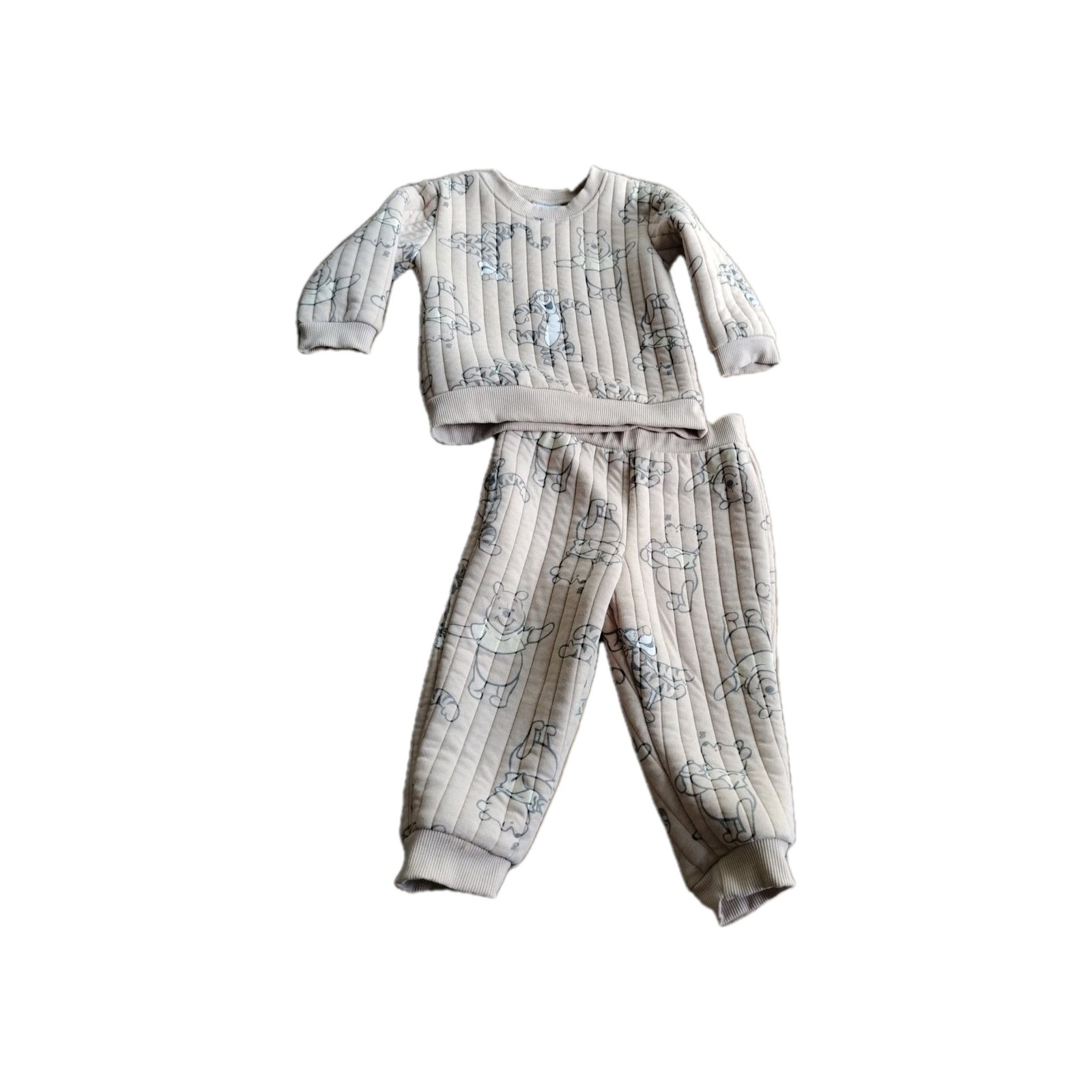Winnie The Pooh Baby Boy Quilted Jogger Set, Size 18 Months, 2p Winter Clothes