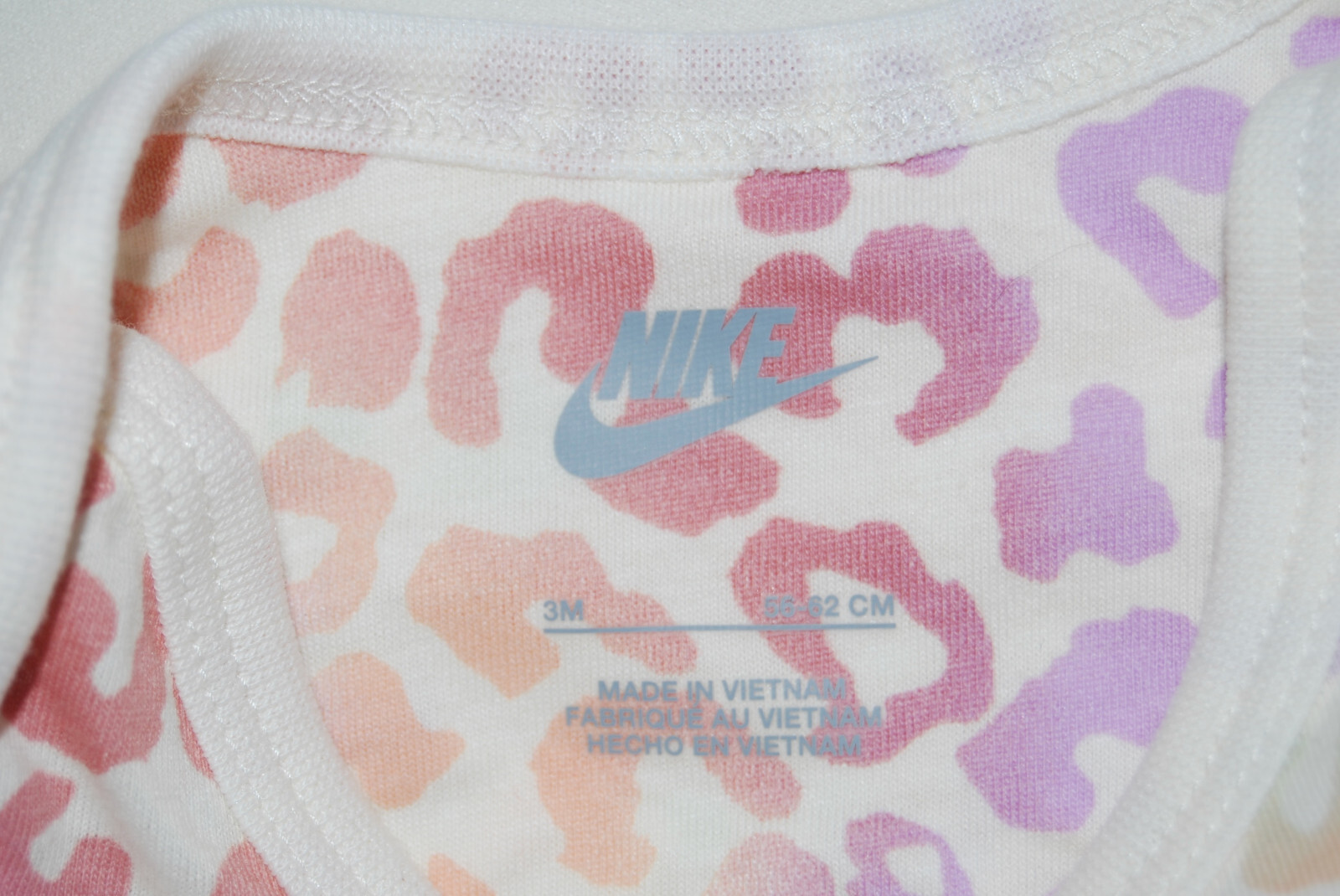 NWT Nike Infant Girls Multicolor Leopard LS Shirt & Legging 2pc Set sz 3M