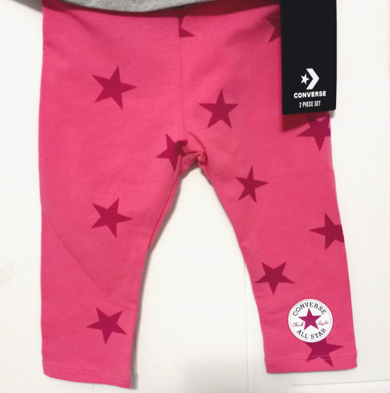 NWT Converse Chuck Taylor Girls 12 Months All Star Leggings Set Long Sleeve