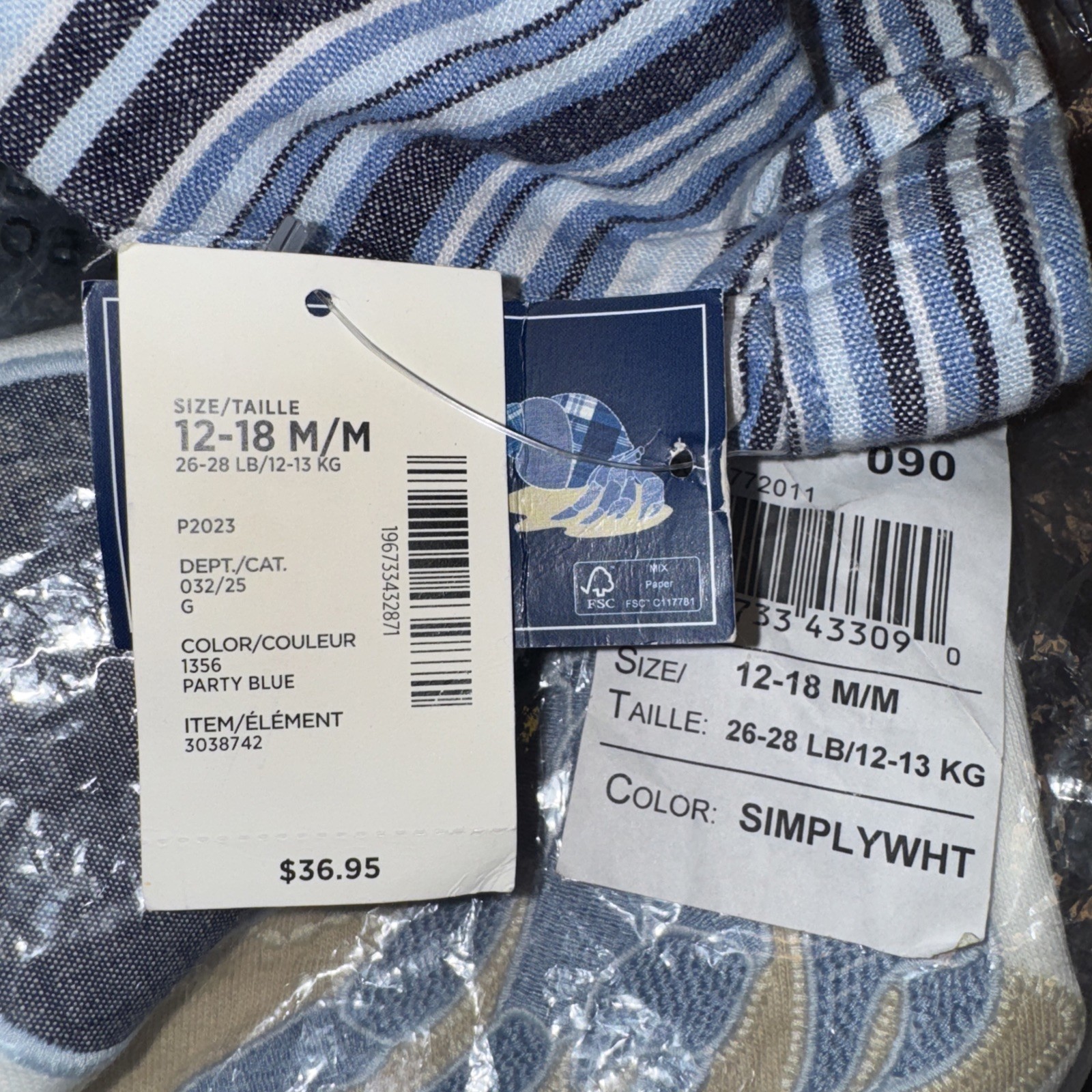 Gymboree Boys 12-18 M Sandy Shores T-Shirt Blue Stripe Linen Blend Shorts New