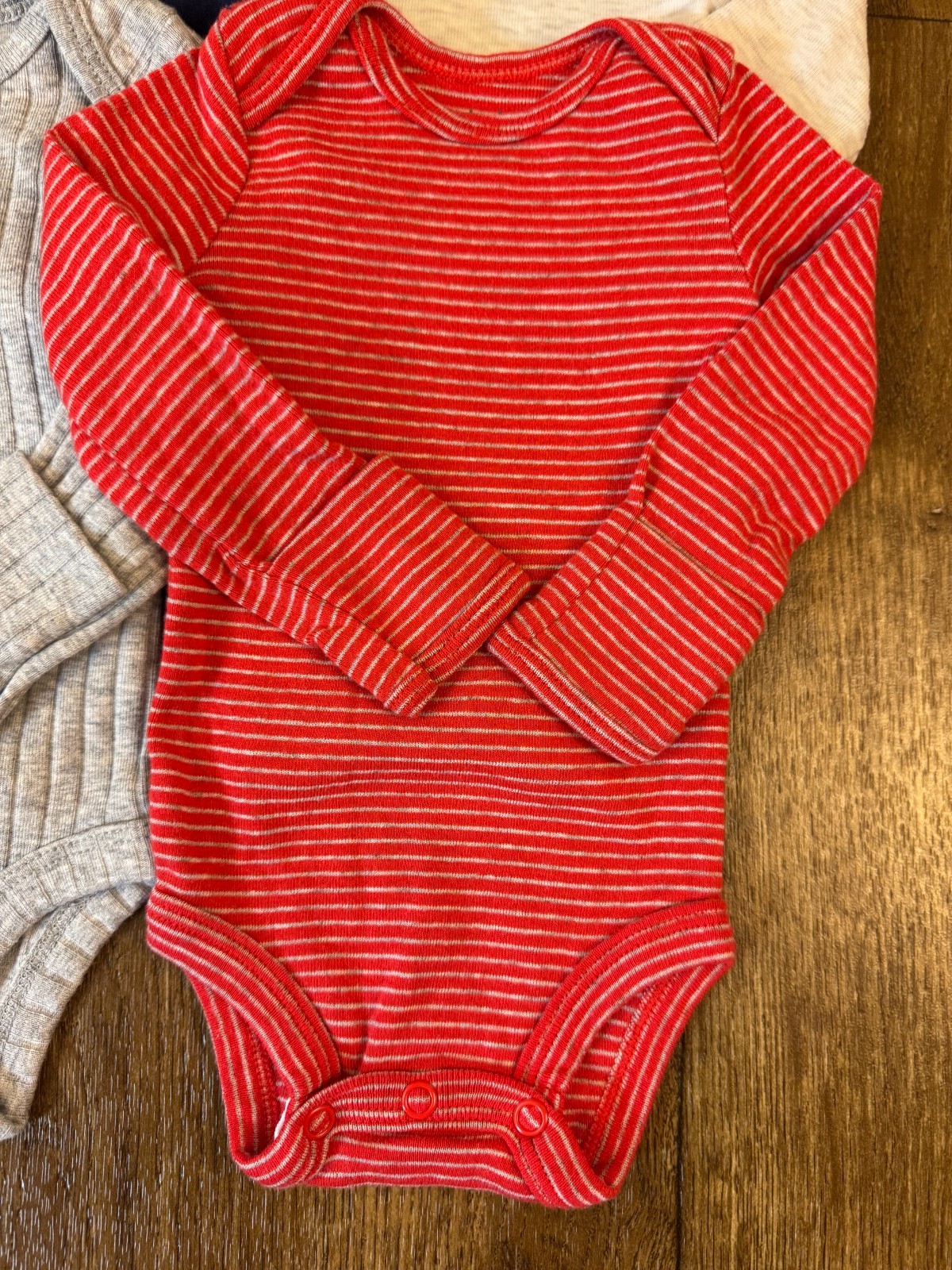 Baby Boy Newborn Bodysuits Lot Long Sleeved Shirts Clothes Solid Basics Dog
