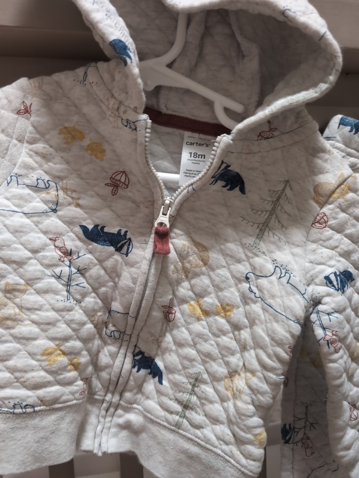 Carters Ribbed 2 Piece Bear Fox Set Super Soft Lounge Outfit 18 Months
