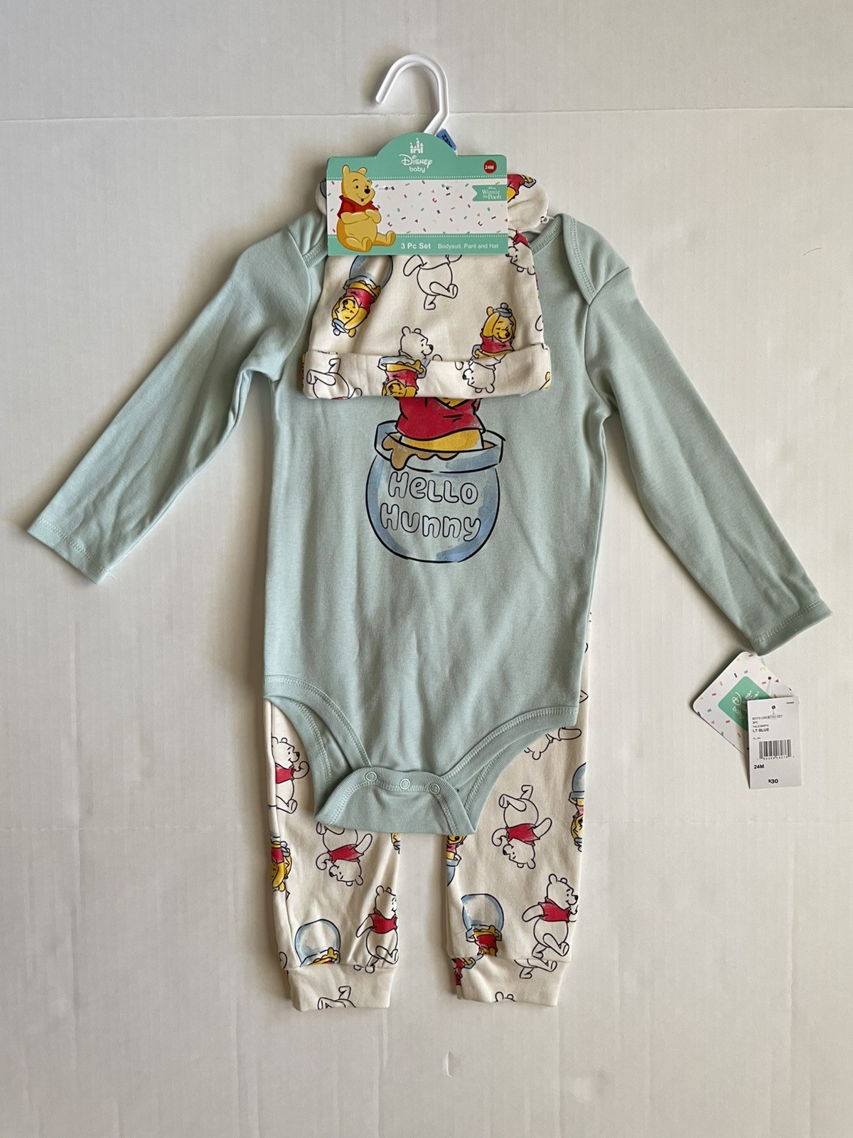 NWT Disney Baby Winnie The Pooh 3 Piece Set – Size 24 Months – FREE SHIPPING