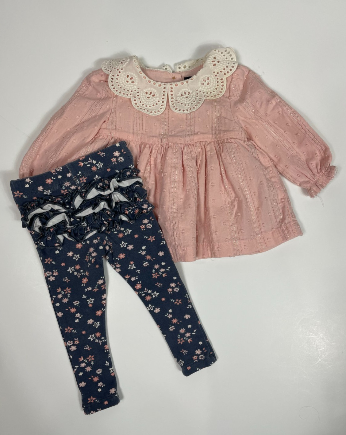 CYNTHIA ROWLEY Baby Girls 2 Piece Outfit Size 3-6 Months