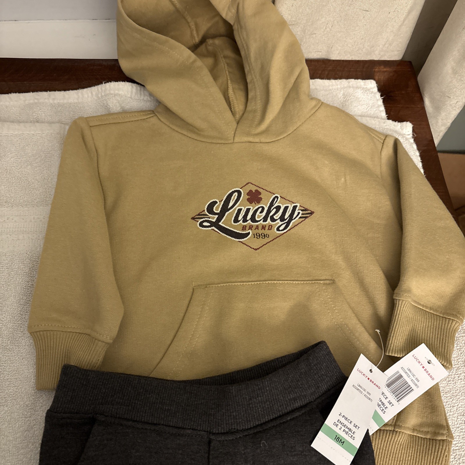 Lucky Brand Sweatsuit Outfit Boys Size 18 Months
