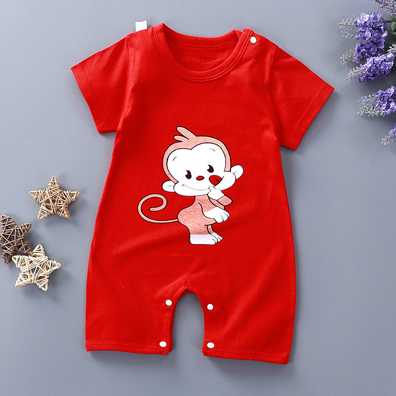 Newborn Infant Baby Boy Girl Kids Cotton Romper Jumpsuit Bodysuit Clothes Outfit
