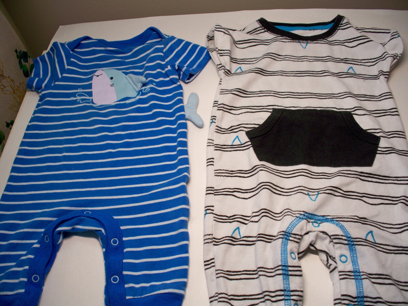 Two Cat & Jack Boys Stripe 1 Pc Outfit Size 0/3 Months