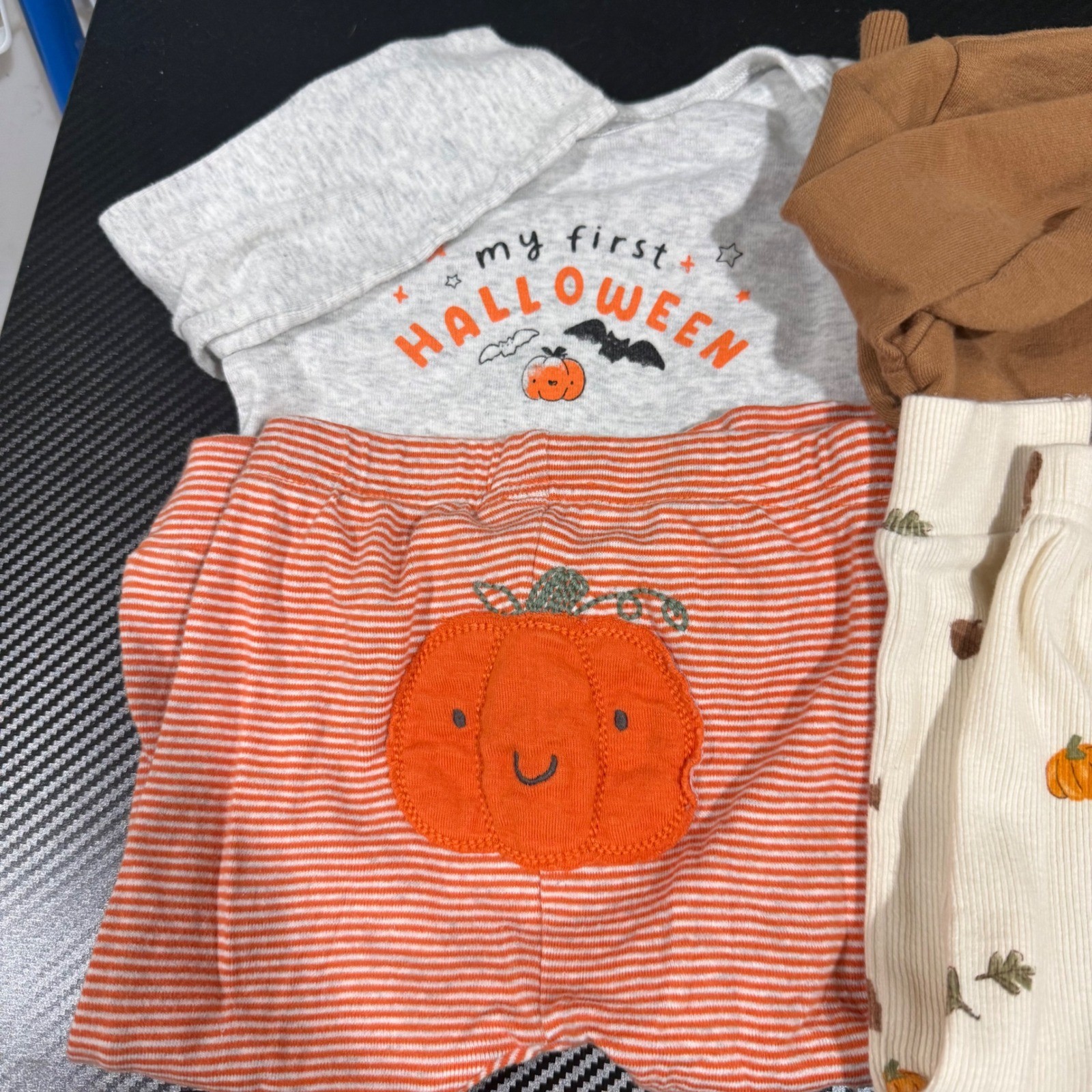 Carters Set First Holiday Outfits Halloween Thanksgiving Christmas 12 month boy