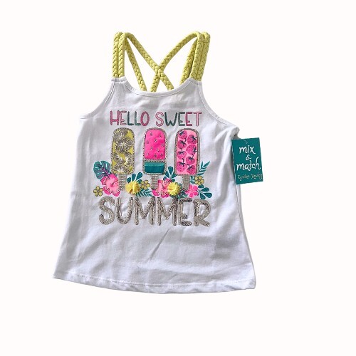 Cynthia Rowley Girls 1PCS sleeveless t-shirt 4 years 