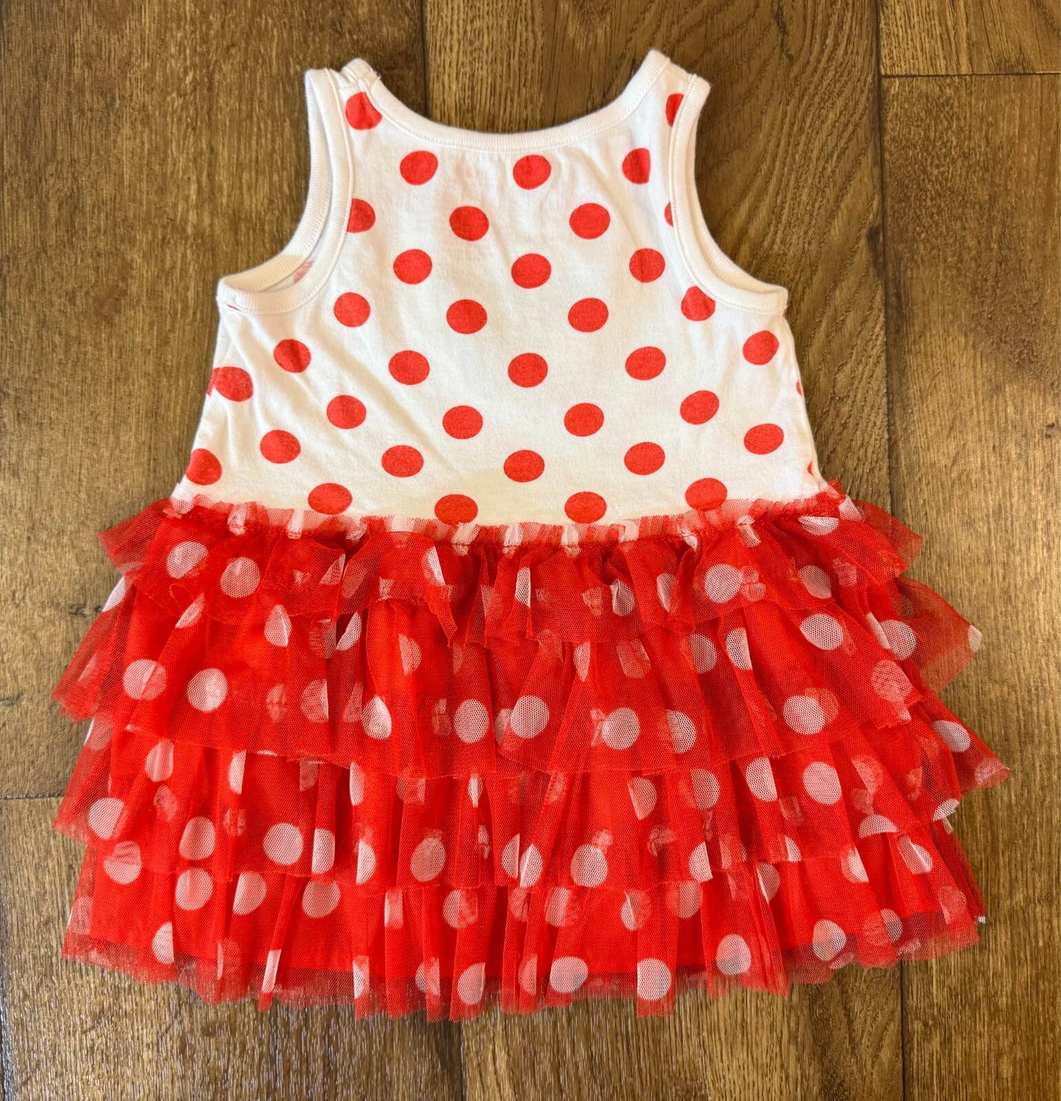 Disney Baby Girl Dress 18 Months Minnie Mouse Casual Ruffled Summer