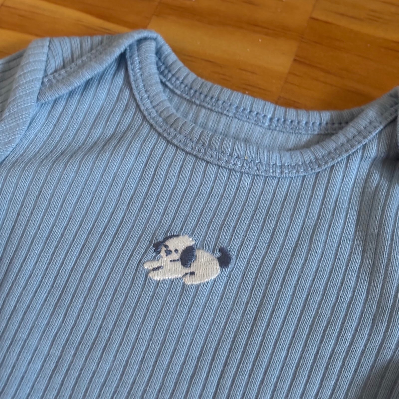NWOT Carter’s Newborn Puppy Ribbed Outfit Bodysuit and Pants